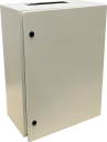 CVS METAL ENCLOSURE 800H x 600W x 350D, 1-DOOR c/w GEAR PLATE & WALL BRACKETS