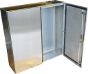 CVS SS304 ENCLOSURE 1200Hx1000Wx300D, 2-DOOR c/w GEAR PLATE (no brackets) (CRX12010030 2-DOOR)