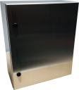 CVS SS304 ENCLOSURE 700H x 500W x 250D, 1-DOOR c/w GEAR PLATE (no brackets)
