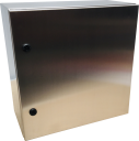 CVS SS316 ENCLOSURE 500H x 500W x 250D, 1-DOOR c/w GEAR PLATE (no brackets)
