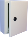 CVS METAL ENCLOSURE 300H x 250W x 150D, 1-DOOR c/w GEAR PLATE & WALL BRACKETS