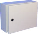CVS METAL ENCLOSURE 300H x 400W x 200D, 1-DOOR c/w GEAR PLATE & WALL BRACKETS