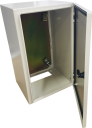 CVS METAL ENCLOSURE 500H x 300W x 280D, 1-DOOR c/w MOUNTING PLATE