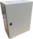CVS METAL ENCLOSURE 500H x 400W x 150D, 1-DOOR c/w GEAR PLATE & WALL BRACKETS