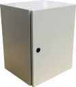 CVS METAL ENCLOSURE 500H x 400W x 350D, 1-DOOR c/w GEAR PLATE & WALL BRACKETS
