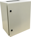 CVS METAL ENCLOSURE 600H x 500W x 300D, 1-DOOR c/w GEAR PLATE & WALL BRACKETS