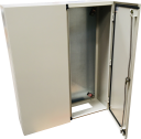 CVS METAL ENCLOSURE 1200Hx1000Wx300D, 2-DOOR c/w GEAR PLATE & WALL BRACKETS IP55 (CR12010030 2-DOOR)