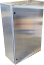 CVS SS304 ENCLOSURE 1000H x 800W x 400D, 1-DOOR c/w GEAR PLATE (no brackets)