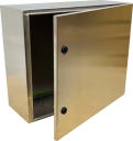 CVS SS316 ENCLOSURE 600H x 500W x 250D, 1-DOOR c/w GEAR PLATE (no brackets)
