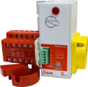 GAVE MOTORISED CHANGEOVER SWITCH 1-0-2 4P 63A AC-22 12VDC SUPPLY, BASE MOUNT