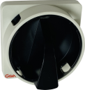 GAVE CAM HANDLE D0/D1 PADLOCKABLE BLACK/GREY