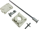 GAVE CAM EXTERNAL INTERLOCK CLUTCH WITH SHAFT & BASE MOUNT D0/D1