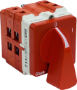 GAVE PANEL SWITCH DISCONNECTOR 2POS 3P 63A D2 RED HANDLE IP65