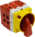 GAVE PANEL SWITCH DISCONNECTOR 2POS 0-1 3P 63A D2 PADLOCK R/Y IP65