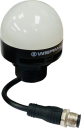 Werma MC55 - Mini non-flashing Beacon - RGY with Buzzer 24VDC IP65 M12