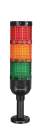 Werma MST 71 - Light Tower, 24VDC, IP65, Red/Amber/Green, steady on,with base