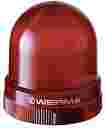 Werma Signal Light 808 - LED flashing Beacon IP65 - Base mount 24VDC Red