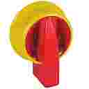 GAVE IP69K PADLOCKABLE HANDLE D01/D1 RED/YELLOW