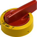GHISALBA DOOR INTERLOCK HANDLE RED/YLW - FOR SMB 125A-160A IP66