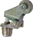 BERNSTEIN DGKM ANGLED METAL ROLLER Ø20mm VERTICAL PIVOT LEVER, ADJ 27.2-35.1mm - FOR IN73/MN78 SERIES