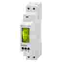 GEWISS 90AM DIGITAL TIMER WEEKLY - 1NO 16A 230VAC, INCR 15min, 4 YR BATTERY (1M)