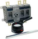 GHISALBA LOAD BREAK SWTICH 3 POLE 400A (AC-22) - c/w BLACK HANDLE & EXT SHAFT