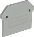 END PLATE FOR SCRW2.5U/SCRW4U TERMINAL