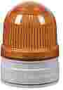 WERMA D62 Perm./Flash 24VDC YELLOW Beacon, complete with flat base. IP66