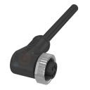BALLUFF CORDSET 7/8 FEMALE POWER IN CABLE , ANGLED 5PIN, , 300 AC/DC, 5-WIRE, 5m CABLE PUR
