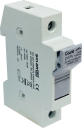 GAVE CYLINDRICAL SOLAR FUSEHOLDER 10X38 1P 20A 1000VAC DIN RAIL (Sz0)