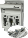 GAVE DIN NH FUSE DISCONNECTOR 3P NH00 160A 690VAC BUSBAR MOUNT -  indent