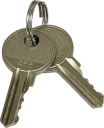 DENKER 22mm KEY SWITCH ACCESSORY - SPARE KEYS TO SUIT 455 LOCKS (PAIR)