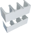 GAVE DIN NH TERMINAL PROTECTION COVERS 3P NH2 743 (PAIR)