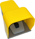TER FOOTSWITCH PLASTIC SINGLE 1NO/1NC LATCHING w/GUARD
