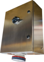 EIC 125A INTERLOCKED SWITCHED SOCKET OUTLET, 3P+N+E, SS316 IP65 ENCL 500x400x200mm