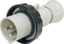 GEWISS IEC309 HP STR PLUG IP66/67/68/69 BLACK 480-500V 7H 16A 2P+E
