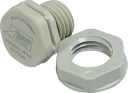 GORE VENT GLAND 4L/MIN M12 POLYAMIDE GREY IP65/66/67/68/69K WITH NUT