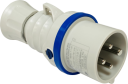 GEWISS IEC309 HP STR PLUG IP44/54 BLUE 230V 9H 16AMPS 3P+E