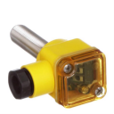 TURCK INDUCTIVE SENSOR,M12, 90deg entry Terminal chamber, PNP, N/O, FLUSH, 3MM SENSING, 10..30VDC