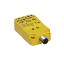 TURCK INDUCTIVE SENSOR RECTANGULAR height 20mm, active face on top, DC 3-wire,8.4...65VDC, N/O, 20mm SENSING, IP69K,  M12 CONNECTOR