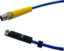 TURCK MAGNETIC FIELD SENSOR for Pneumatic Cylinders, Rectangular, DC 2-wire NAMUR, 8.2VDC, 300mm Cable, M8 Connector