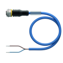 TURCK NAMUR CORDSET FEMALE M12 STRAIGHT 2 POLE 10M CABLE PVC BLUE