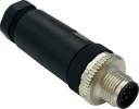 TURCK Field Wireable M12 Male Connector, Straight, A-Coded, 8-pin, 60V AC/DC, IP67, Screw Terminal