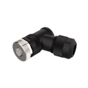 TURCK Field Wireable M12 Power Female Connector, Angled, L-Coded, 5-pin, 50VAC / 63VDC, IP67, Screw Terminal