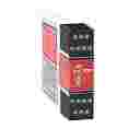 BANNER Safety Relay for E-Stop/Rope Pull/Interlock, 24VDC, input: 1 dual/single channel, output: 2 NO, 7A; AUX output: 1 NC, 7A