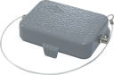 ILME C 44.27 COVER WITH EYELET 2 PEG 6P+E IP65/66/69
