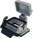ILME C SIZE 44.27 HOUSING 1 LEVER BULKHEAD WITH COVER 6P+E IP65