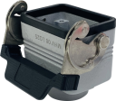 ILME C SIZE 44.27 CONNECTOR HOOD 1 LEVER WITH GASKET 6P+E TOP ENTRY M25 IP65/66/69