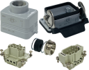 ILME KITSET SIZE 44.27 6B 6P+E 16A STR HOOD M25 SEMI GLAND, BULKHEAD HOUSING 1 LEVER METAL