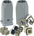 ILME KITSET SIZE 21.21 A 3P+E 10A STR HOOD TO HOOD CONNECTORS M20 SEMI GLANDS 1 SS LEVER METAL